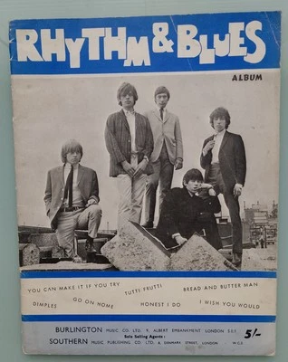 Rhythm and Blues Album - Sheet Music Song Book 1964 - ROLLING STONES  ANIMALS + - Image 1 of 3