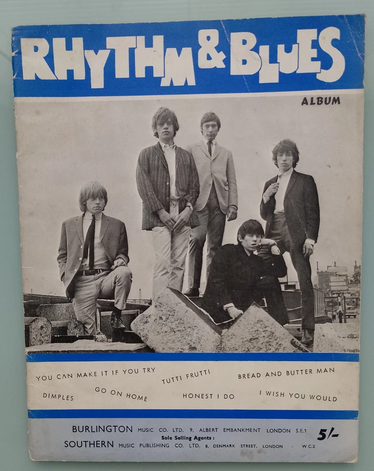 Rhythm and Blues Album - Sheet Music Song Book 1964 - ROLLING STONES  ANIMALS + - Image 1 of 3