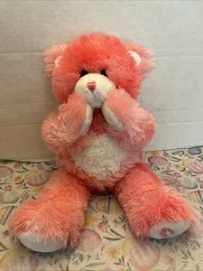 Build a Bear Workshop BAB Kisses For You Magnetic Paws Pink Teddy Bear Plush - Picture 1 of 11