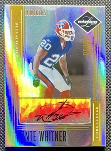 Donte Whitner 2006 Ll Monikers autógrafo refractor novato #'d/50 Ohio State - Imagen 1 de 2
