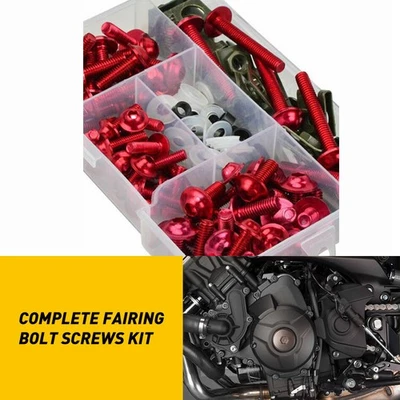 Carenado Pernos Tornillos Carrocería Kit Universal Para BMW Suzuki YMH Honda Kawasaki Foto 1 de 4