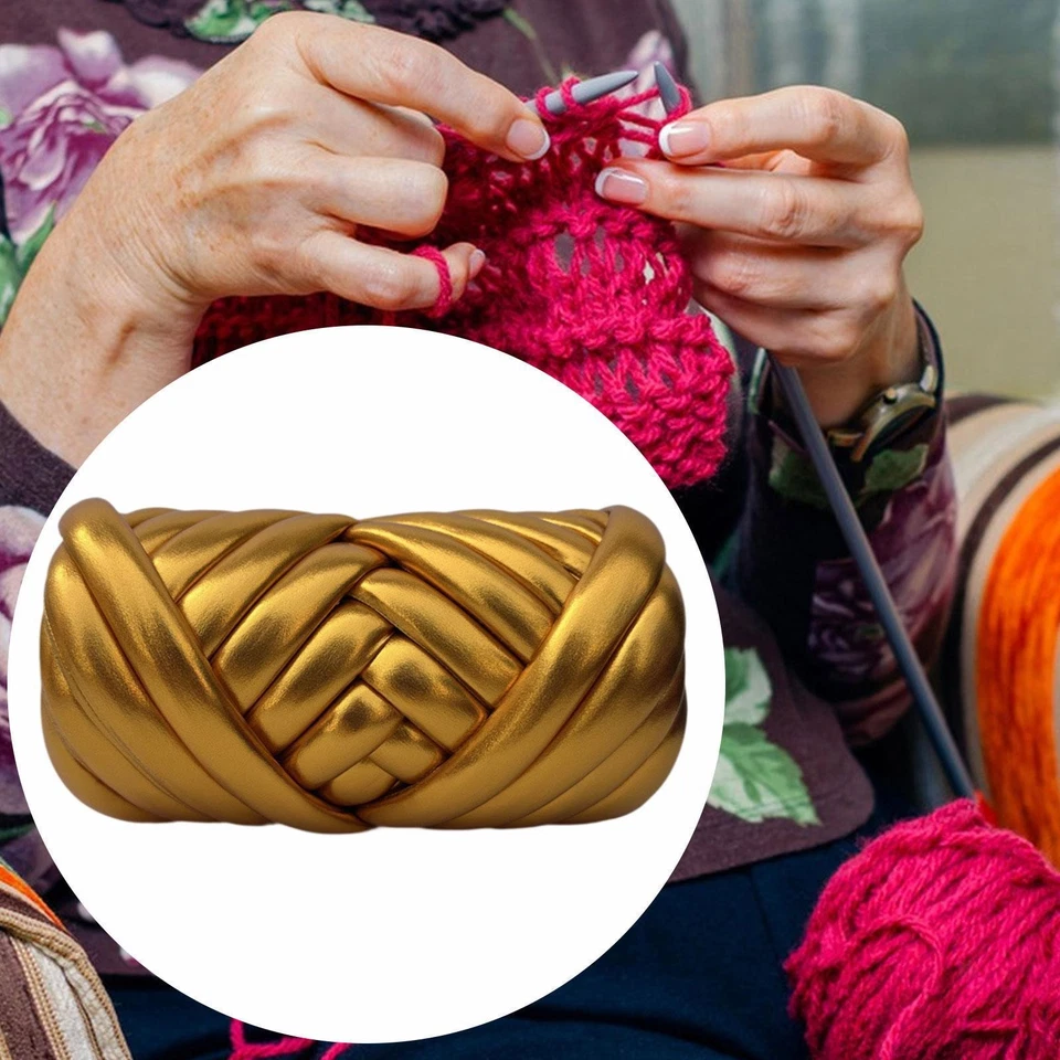 Tubo de hilo grueso hilo gigante 500G tejido lavable tejido a mano hilo tubular enorme Foto 1 de 1