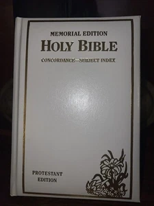 Memorial Edition Holy Bible Concordance Subject Index Protestant Edition - Picture 1 of 5