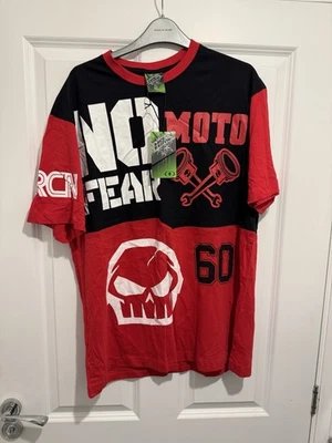 Vintage Men’s No Fear Motocross T Shirt - Size XL - BNWT - Never Worn - Image 1 of 4