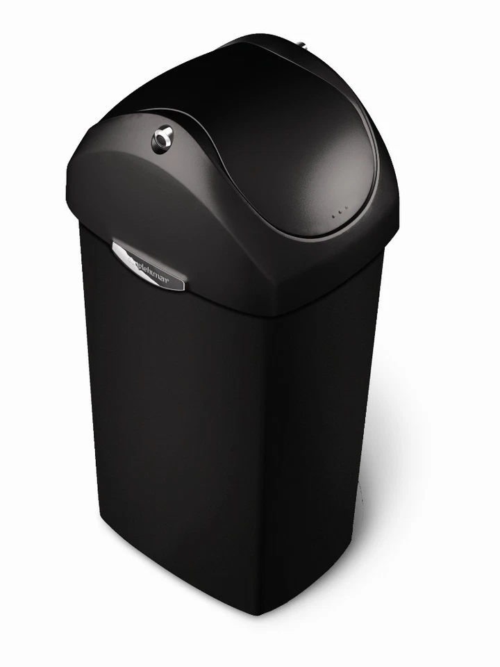 Swing Lid Can 60 Liter, Simplehuman, Schwarz - Bild 1 von 1