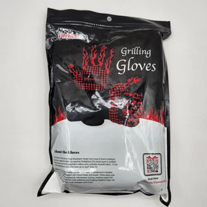 Kitchen Bliss Grilling Gloves Cooking Baking Multi Purpose & Cooking Thermometer - Picture 1 of 11