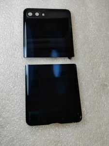 Genuine Samsung Galaxy Z Flip Rear Cover Back Battery Glass #704H Fully Working - Picture 1 of 2