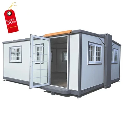 15x20x8FT Mobile Expandable Prefab House  Prebuilt Home Portable Office - Image 1 of 4