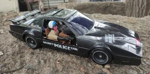 VINTAGE OLD BATTERY OPERATED TOY PLASTIC SECRET POLICE CAR - KUANG WU 1988 LooSe - Picture 1 of 7