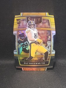 2021 Select #59 Pat Freiermuth RC DIE CUT BLACK GOLD PRIZM PARALLEL (D8)