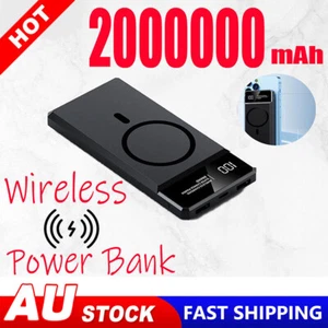 20000mAh Bank Power Magnetic Wireless Charging Portable Charger for iPhone AU - Picture 1 of 11
