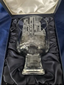 York AD71-1971 Commemorative Heavy Caithness Glass Goblet In Box - Picture 1 of 21