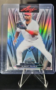 🔥 2024 Leaf Metal ALBERT PUJOLS #1/1 Pre-Prod Proof - Saint Louis STL Cardinals - Picture 1 of 2