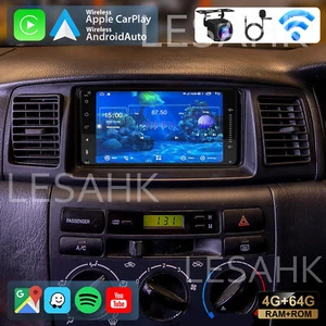For Toyota Corolla 2002-2007 7" Android CarPlay Car Radio Stereo GPS Navi 4+64GB - Picture 1 of 16