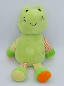 Animal Adventure Rana Verde Peluche Naranja Amarillo Rayas Relleno 2016 Objetivo 14" - Imagen 1 de 3