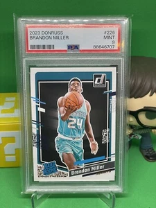 2023-24 Panini Donruss Brandon Miller #226 RC Rookie PSA 9 MINT - Picture 1 of 2