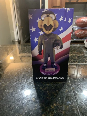 Lancaster Jethawks Kaboom Fighter Pilot Bobblehead Cover