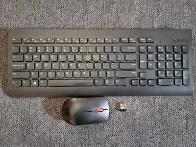 Lenovo Wireless Keyboard Mouse Combo perfect Condition - Image 1 of 4