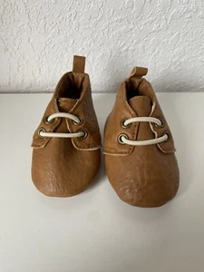 Sweet n Sag Moccasins Moxford Meerkat Infant Shoes Sz 1 0-4mths Vegan Leather - Picture 1 of 4