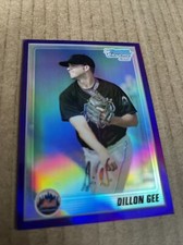 2010 Bowman Chrome PURPLE REFRACTOR SP Dillon Gee RC #BCP70 Card (fair)(b3)