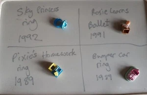Polly Pocket Rings and Toppers '89-'92 (multi listing) - Picture 1 of 6