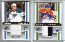  2013-14 SP Game Used Authentic Fabrics #AFDB David Backes JERSEY
