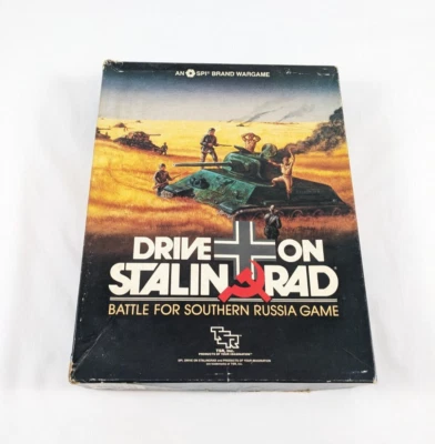DRIVE ON STALINGRAD War Board Game Used Missing 2 Counters SPI TSR 1983 - Image 1 of 4