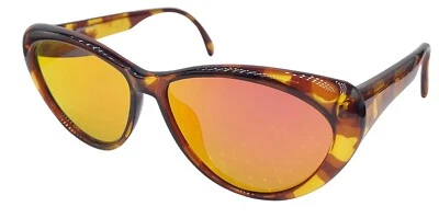 Óculos de sol vintage vienalino 1696 marrom oval olho de gato Eslovênia com lentes novas - Imagem 1 de 4