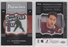 2007-08 O-Pee-Chee Premier Stitchings Variation /99 Ed Jovanovski #PS-EJ