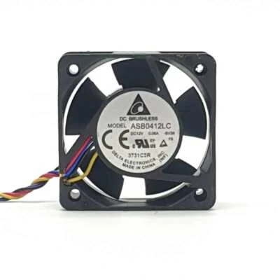Delta ASB0412LC DC 12V 0.06A 4CM 40mm 4015 4 wires case small cooling fan 40x15 - Image 1 of 2