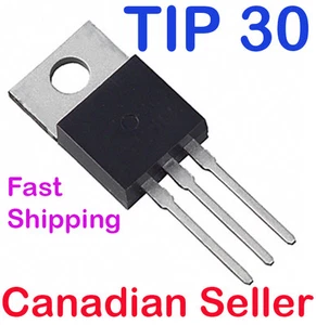 TIP30 100V 1A 30W PNP COMPLEMENTARY SILICON POWER TRANSISTOR TO-220-3 OnSemi - Picture 1 of 1