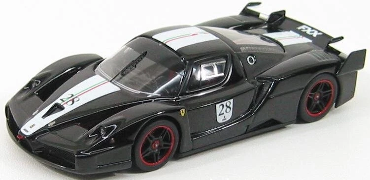 1:43 Mattel/Hotwheels N5608 Ferrari FXX Nero/Bianco Ticolore 2005 - Immagine 1 di 1