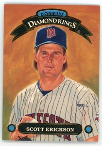 1992 Donruss Diamond Kings Scott Erickson Card #DK-21