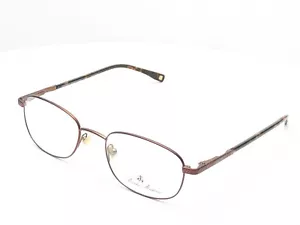 Brooks Brothers BB363 1010 Oval Satin Dark Brown Mens Eyeglasses 50mm - Picture 1 of 6