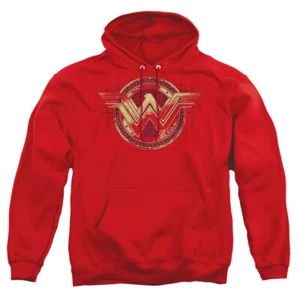 Batman v Superman "Wonder Woman - Shield" Hoodie, Sweatshirt or Long Sleeve Tee - Picture 1 of 9
