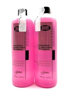 Gena Adios Nail Polish Remover 16 oz-2 Pack - Picture 1 of 1