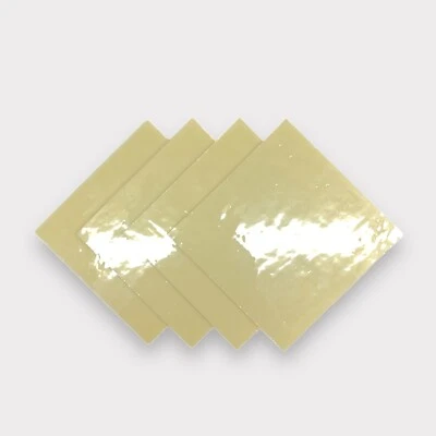 4件装牡蛎珍珠不透明COE 96可熔玻璃床单/马赛克方形 — 第 1/3 张图片