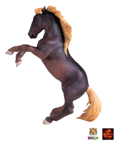 Brumby Hengst Leber Kastanie Zucht Pferd Spielzeug Modellfigur von Mojo 381060 Neu - Bild 1 von 1