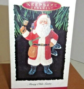 Hallmark Keepsake Ornament Merry Olde Santa #4 in serie 1993 - Foto 1 di 5