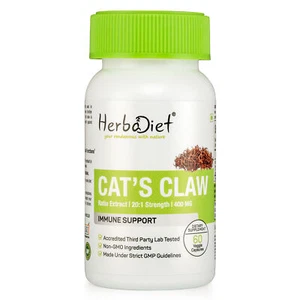 Cat's Claw Extract Capsules 3% PURE Antioxidant Immune Anti-inflammatory Support - Picture 1 of 4