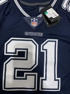 Camiseta de fútbol Ezekiel Elliott Nike Dallas Cowboys Vapor Limited XL Home NUEVA CON ETIQUETAS Foto 1 de 3
