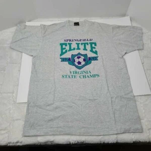 Springfield Elite Virginia State 1992 Screen Stars Herren T-Shirt Grau Vintage Xl - Bild 1 von 12