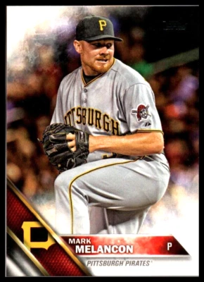 2016 TOPPS #336 MARK MELANCON PITTSBURGH PIRATES - Image 1 of 2