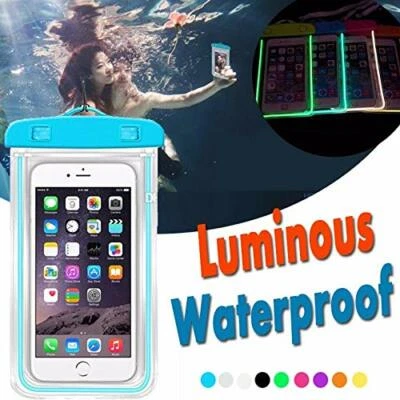Custodia Impermeabile Waterproof Fluorescente per Cellulare Smartphone 6 Pollici - Immagine 1 di 4