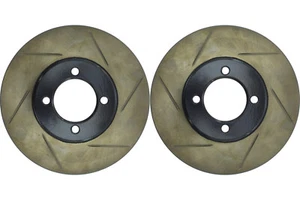 Front PAIR Stoptech Disc Brake Rotor for 1984-1987 Toyota Corolla (46361) - Picture 1 of 6