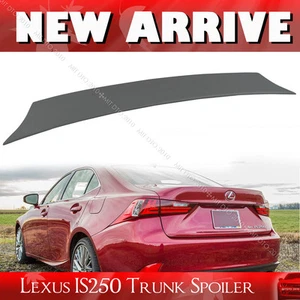 Fit For Lexus IS300 IS200t Sedan Unpaint V Style Trunk Spoiler Wing 14-2020 - Picture 1 of 1