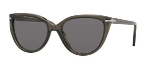 PERSOL 0PO3251S 1103R5 Cat eye Grey Grey Lens 55 mm Women's Sunglasses
