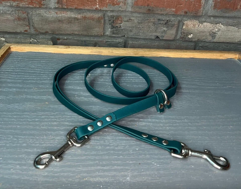 Biothane Hands Free Leash w/Flat Traffic Handle 5/8" width 5.5' length - Image 1 of 4