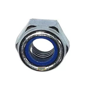 Nut Nyloc 8MM 10 Zinc Plated Metric Thread For Set Screw & Bolt Hex M8 Z50 - Picture 1 of 9