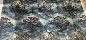 JANE CHURCHILL MOONSTRUCK VISKOSE SAMT STOFF 135 CM BREITE x 315 CM LÄNGE - Bild 1 von 21